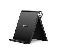 UGREEN Support Téléphone Bureau Réglable Pose Smartphone Pliable Compatible avec iPhone 17 Pro Max Air 16 15 14 13 12 Galaxy S25 Ultra S24 S23 S22 Pixel 10 9a 8a 7a REDMI Note (Noir)