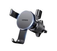 UGREEN Support Téléphone Voiture Gravité Grille Aération Porte Portable Automobile Ventilation Accroche Smartphone Auto Compatible avec iPhone 16 Plus Pro Max 15 14 13 Galaxy S24 Ultra S23 (Noir)