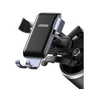 UGREEN Support Téléphone Voiture Gravité Grille Aération Ronde Porte Portable Auto Accroche Smartphone Automobile Ventilation Compatible avec iPhone 16 Plus Pro Max 15 14 Galaxy S24 S23 S22 Redmi
