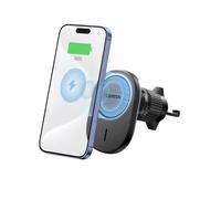 UGREEN Support Téléphone Voiture Induction Qi Grille Aération Compatible avec MagSafe iPhone 16 15 14 13 12 Plus Pro Max Chargeur sans Fil Magnétique