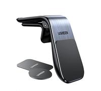 UGREEN Support Téléphone Voiture Magnétique Pince Porte Smartphone Auto Aimant Grille Aération Socle Portable Automobile Compatible avec iPhone 16 Plus Pro Max 15 14 13 Galaxy S24 Ultra S23 S22