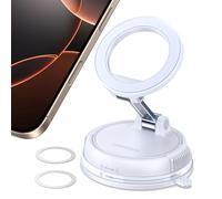 UGREEN Support Téléphone Voiture pour MagSafe Porte Téléphone Voiture | Magnetique Ventouse à Vide Puissante pour Tableau de Bord Rotation à 360° Compatible avec iPhone 18 Pro Max 17 16 15 Blanc