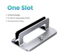 UGREEN ¿ Support Vertical pliable pour ordinateur portable, en aluminium, pour Macbook Air Pro PC 17 pouces-Gris