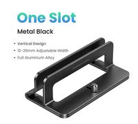 UGREEN ¿ Support Vertical pliable pour ordinateur portable, en aluminium, pour Macbook Air Pro PC 17 pouces-Blanc
