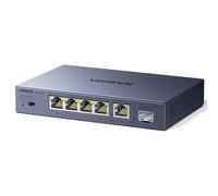 UGREEN Switch Ethernet 5 Ports Ethernet 2.5G 1 Port SFP+ 10G Switch RJ45 Boitier Métal 4KV Protection Contre la Foudre Multiprise RJ45 Montage Mural Agrégation de Liens Compatible avec PC Nas Caméra