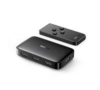 UGREEN Switch HDMI 4K 30Hz Commutateur 3 Entrées 1 Sortie 1080P 60Hz 3D Télécommande IR Compatible avec PS5 PS4 PS3 Switch 2 Xbox One TV Stick Box Chromecast Lecteur Blu Ray DVD Moniteur Projecteur