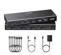 UGREEN Switch HDMI KVM 4K 60Hz 4 Entrées 1 Sortie