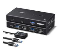 UGREEN Switch KVM HDMI 2 Entrées 1 Sorties 4K 60Hz pour 2 Affichage