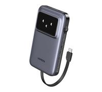 UGREEN Uno Batterie Externe 10000mAh avec Câble USB C Intégré Power Bank Charge Rapide PD 30W Emoji Affichage Intelligent Compatible avec iPhone 16 Plus Pro Max 15 14 Galaxy S24 Ultra S23 Airpods