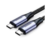 UGREEN Câble USB‑C vers USB‑C 80150 — 1 m, USB 3.2 Gen2, 100W, 10 Gbps, 4K@60Hz, Noir