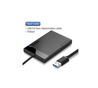 UGREEN USB 3.0 Boîtier Disque Dur Externe 2.5 Pouces SATA HDD SSD 7mm à 9.5mm 6To Max 5Gbps UASP Compatible sans Outil