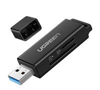 UGREEN USB 3.0 Lecteur de Cartes Mémoires SD Micro SD TF SDXC SDHC Card Reader Haute Vitesse 5 Gbps