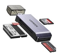 Ugreen Lecteur de carte mémoire USB 3.0 en aluminium – SD/MicroSD/TF/MS/CF OTG
