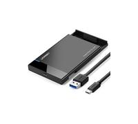 UGREEN USB 3.1 Gen 2 Type C Boîtier Externe 2.5 Pouces Disque Dur SATA III II I HDD SSD 7mm 9.5mm 6To Max 6Gbps UASP Compatible Câble USB A vers C