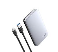 UGREEN USB C 3.1 Gen 2 Boîtier Externe 2,5 Pouces pour Disque Dur SATA III II I HDD SSD 7 mm 9,5 mm 6 to Max 6 Gbps UASP Boîtier en Aluminium Câble USB A vers USB C Inclus Installation sans Outil