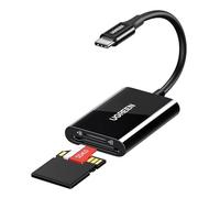 UGREEN USB C Lecteur de Carte SD Adaptateur Carte Mémoire MicroSD USB C | 5Gbps SD Card Reader ultrarapide Compatible avec iPhone 17 Air Pro Max 16 15 Série Galaxy S25 S24 Ultra iPad Pro MacBook Air