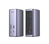 UGREEN Station d’accueil USB‑C Pro 12‑en‑1 Gris