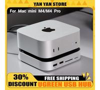 UGREEN USB HUB Station d'accueil pour Mac Mini M4 M4 Pro M.2 NVMe SSD 8 to Max 10Gbps Ports USB-A & C SD & TF 170 mo/s USB Splitter Dock 11-in-1