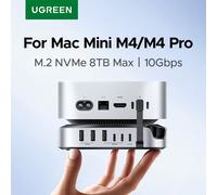 UGREEN USB HUB Station d'accueil pour Mac Mini M4 M4 Pro M.2 NVMe SSD 8 to Max 10Gbps Ports USB-A & C SD & TF 170 mo/s USB Splitter Dock 11-en-1
