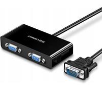 Ugreen VGA Splitter 40254 1x2 - noir, répartiteur vidéo haute performance pour les connexions à double écran