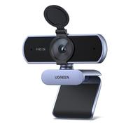 UGREEN Webcam 2K 30FPS FHD Caméra USB PC Deux Micro Antibruit Autofocus Correction Lumière 360 Degrés Rotation Plug Play Windows MacOS Linux Streaming Youtube Skype Appel Vidéo Zoom Vidéoconférence