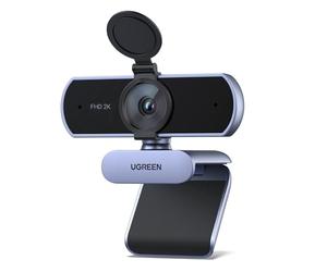 UGREEN Webcam 2K 30FPS FHD Caméra USB PC Deux Micro Antibruit Autofocus Correction Lumière 360 Degrés Rotation Plug Play Windows MacOS Linux Streaming Youtube Skype Appel Vidéo Zoom Vidéoconférence