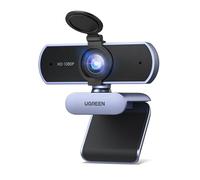UGREEN Webcam Full HD 1080P 30FPS Caméra USB PC Mise au Point Fixe Deux Micro 360 Degrés Rotation Plug Play Windows MacOS Linux Youtube Streaming Skype Appel Vidéo Zoom Vidéoconférence (Gris)