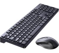 Ugreen Wireless Keyboard + Ergonomic Mouse Set Mk006 (Noir)