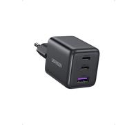 UGREEN Zapix 30W Chargeur USB C Rapide iPhone 3 Ports GaN Prise Secteur Compatible avec iPhone 17 Pro Max Air 16 15 14 Plus Pixel 9 8 Pro Galaxy S25 S24 S23 Ultra A57 A76 iPad MacBook Air Neo(Noir)