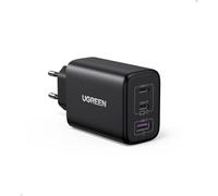 UGREEN Zapix 65W Chargeur USB C Rapide 3 Ports GaN Tech (Noir) | Compatible avec iPhone 18 Pro Max 17 16 15 14 13 12 11 iPad MacBook Neo Air Pro Galaxy S26 S25 S24 S23 A15 Pixel 10 9 XPS