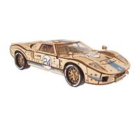 UGT-24 Voiture d?Endurance ? Maquette de voiture de course en bois à construire, puzzle 3D mécanique à moteur V8 brown TU