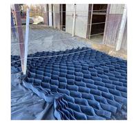 UGUGU Grille stabilisatrice de Gravier en PEHD - Grille de Sol Haute de 2"/4" for allées, enclos et projets d'aménagement paysager(3.3x16.5ft 4" Thick)