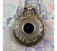 UGZDEA Miroir Naturel en Obsidienne Noire, Miroir de Poche en obsidiennes, miroirs en Obsidienne Feng Shui, Outils de Divination, décoratif pour la méditation (Style-6)