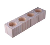 UGZPWQLNX Ascenseur de Meubles en Bois, Furniture Risers Pine 500kg Capacity 4 Pcs Height 5-15cm(Ø 3.5cm-Increase Height 15cm)