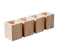 UGZPWQLNX Ascenseur de Meubles en Bois, Wood Furniture Raisers 4 pcs 5-20cm Height(A 5.5cm-Increase Height 15cm)