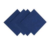 UGZPWQLNX Dalles de Moquette Autocollantes, Dalles de Moquette Peel and Stick Auto-Adhésives Multicolores 11x8 Pouces 8 pcs(Dark Blue)