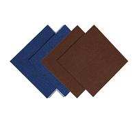 UGZPWQLNX Dalles de Moquette Autocollantes, Dalles de Moquette Peel and Stick Auto-Adhésives Multicolores 11x8 Pouces 8 pcs(Dark Coffee+Dark Blue)