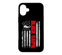 UH-60 Black Hawk Drapeau Militaire pour hélicoptère Militaire Coque pour iPhone 16 Plus