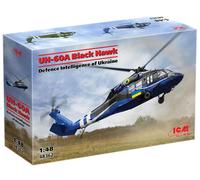 Uh-60A Black Hawk Hélicoptère, Renseignement Défense D'Ukraine Maquette 1:48 ICM