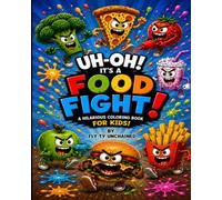 Uh-Oh! It’s a Food Fight!: A Funny Food Battle Coloring Book for Kids