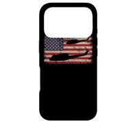 UH1 Huey Helicopter USA Drapeau américain Coque pour iPhone 17 Pro