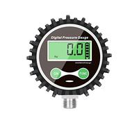 Uharbour Manomètre Numérique 0-200 PSI - Testeur Pression Pneu Certifié avec Précision ±1% et Protection Caoutchouc - Manomètre Pression Pneu pour Auto, Poids Lourd, Air Comprimé et Compresseur