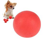 Uhat Balles pour chien indestructibles - 100 % caoutchouc naturel rebondissantes non toxiques Jouet à mâcher pour chien de petite et moyenne taille Lot de 1 (petite)