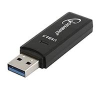 Gembird UHB-CR3-01 USB Noir - Lecteur de Cartes (MS), MicroSDXC, MiniSDHC, SD, SDHC, SDXC, USB, Noir, 17 mm, 60 mm, 8,5 mm
