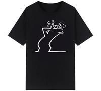 UHBGd68uu La-Linea-The-Line-Osvaldo-Cavandoli-TV-T-Shirt Black M