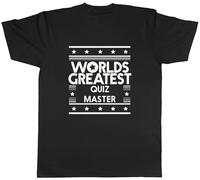 UHBGd68uu Worlds Greatest Quiz Master Mens T-Shirt Black S