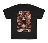 UHBGd68uu Zombie Devils Rejects Horror Movie Poster T-Shirt Black 3XL