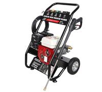 UHDUIG Nettoyeur haute pression à essence, 7,5 CV, 190 bar, moteur à essence, à vapeur, monocylindre, silencieux, 5 types de buses pour le nettoyage des ponts, des cours, des meubles d'extérieur