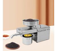 UHDUIG Presse-huile avec régulateur de température numérique, température réglable, tampon de pressage prolongé, moteur en cuivre 610 W 220 V, durable et efficace pour la cuisine et la maison