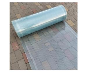 UHEKC Panneaux de Toit en Polycarbonate Tole Ondulee Transparente, Panneau Polycarbonate Plaque de Remplacement 0,8mm, Toiture Abri de Jardin(0.7x3m)